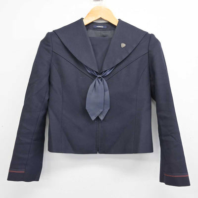 【中古】広島県 廿日市西高等学校 女子制服 4点 (セーラー服・スカート) sf079496