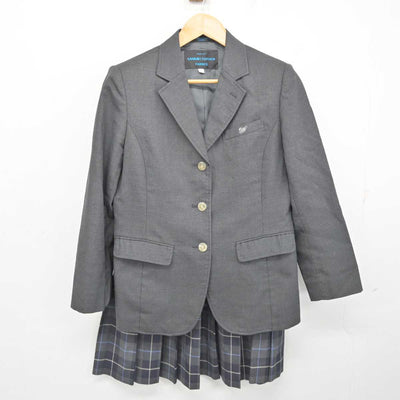 【中古】三重県 四日市南高等学校 女子制服 2点 (ブレザー・スカート) sf079549