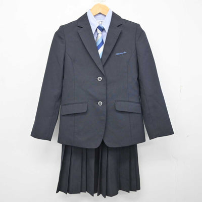 【中古】北海道 西岡中学校 女子制服 4点 (ブレザー・シャツ・スカート) sf079556