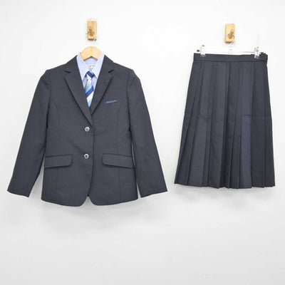 【中古】北海道 西岡中学校 女子制服 4点 (ブレザー・シャツ・スカート) sf079556