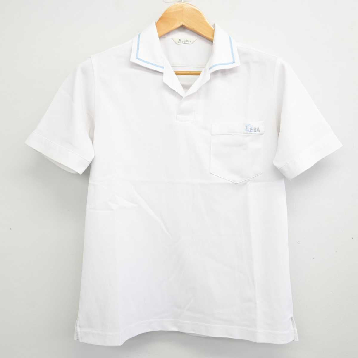 【中古】広島県 江波中学校 女子制服 3点 (シャツ・スカート) sf079572