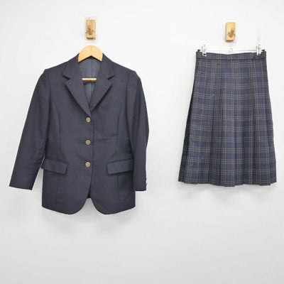 【中古】愛媛県 三島高等学校 女子制服 2点 (ブレザー・スカート) sf079574