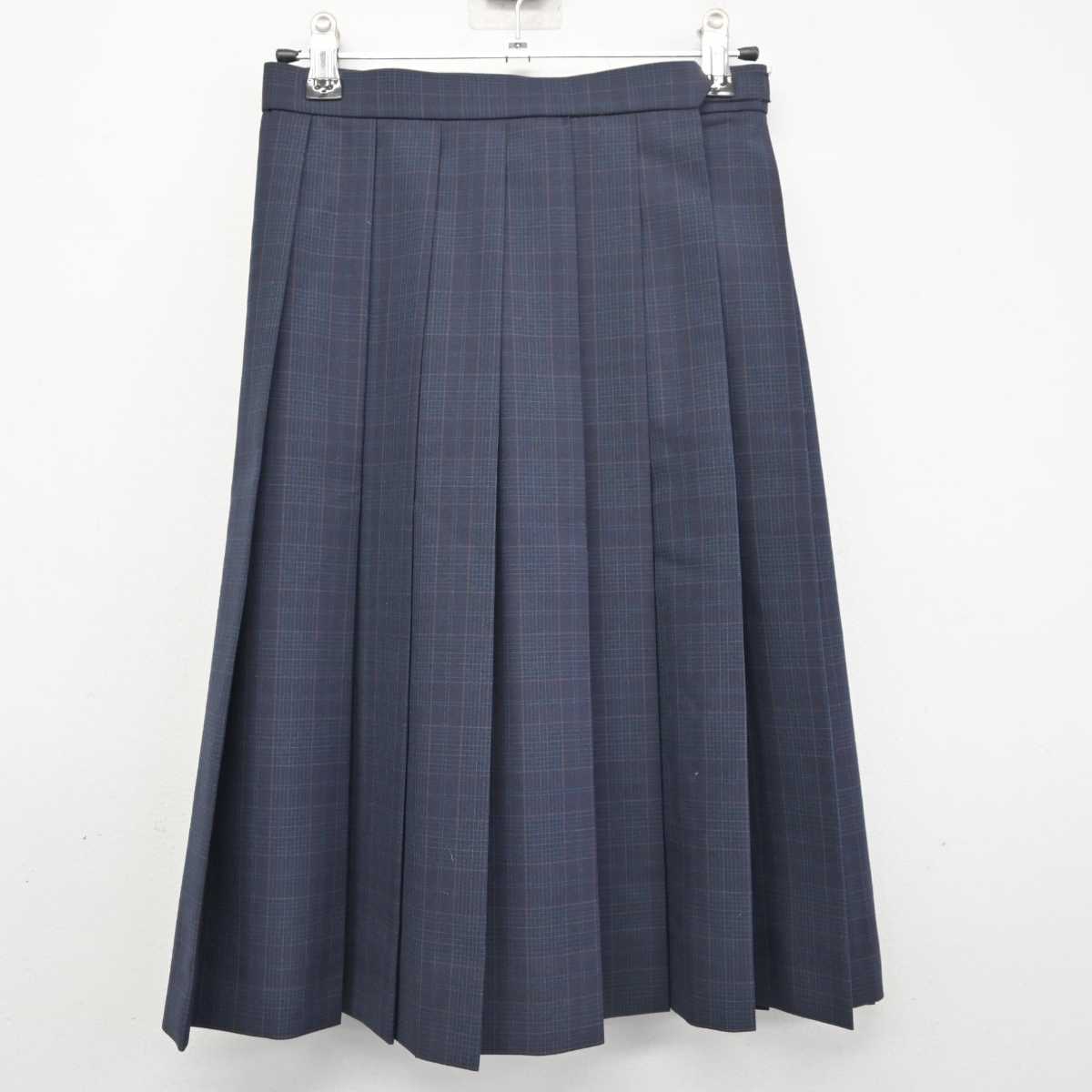 【中古】愛媛県 三島高等学校 女子制服 2点 (ベスト・スカート) sf079575