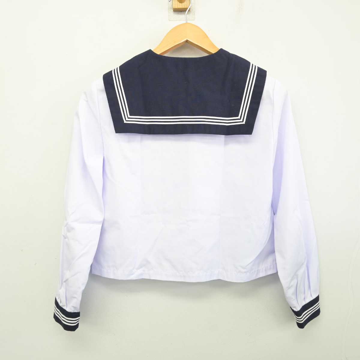 【中古】富山県 射水市立小杉中学校 女子制服 2点 (セーラー服・スカート) sf079601