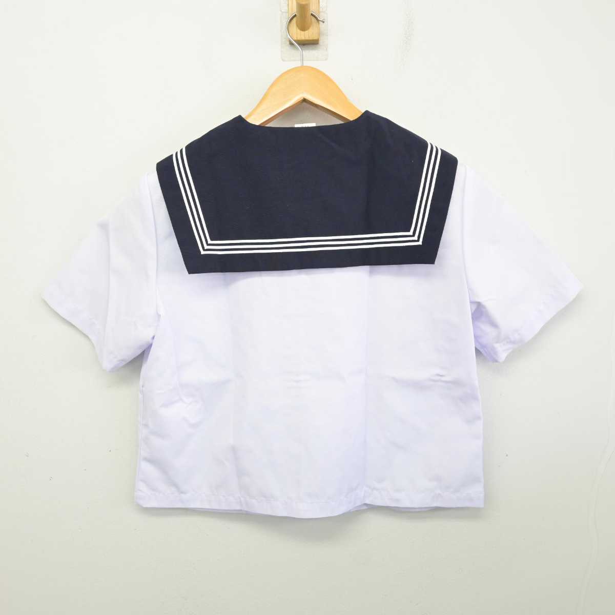 【中古】富山県 射水市立小杉中学校 女子制服 2点 (セーラー服・スカート) sf079602