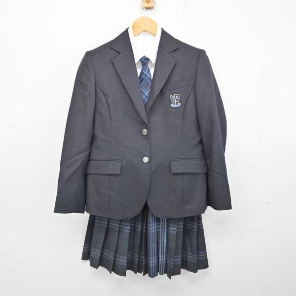 【中古】青森県 青森明の星高等学校 女子制服 5点 (ブレザー・シャツ・スカート) sf079624 | 中古制服通販パレイド