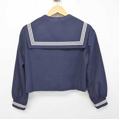 【中古】鹿児島県 鹿屋市立田崎中学校 女子制服 2点 (セーラー服・ジャンパースカート) sf079632