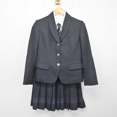 【中古】鹿児島県 鹿屋女子高等学校 女子制服 4点 (ブレザー・シャツ・スカート) sf079637