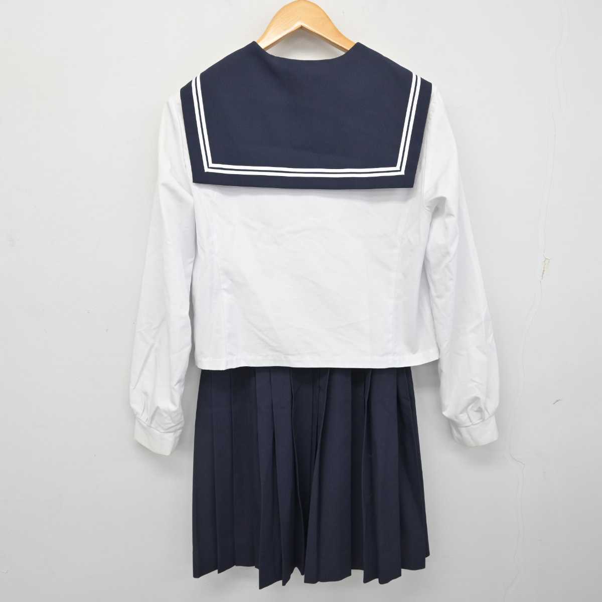 【中古】愛知県 滝ノ水中学校 女子制服 2点 (セーラー服・スカート) sf079651