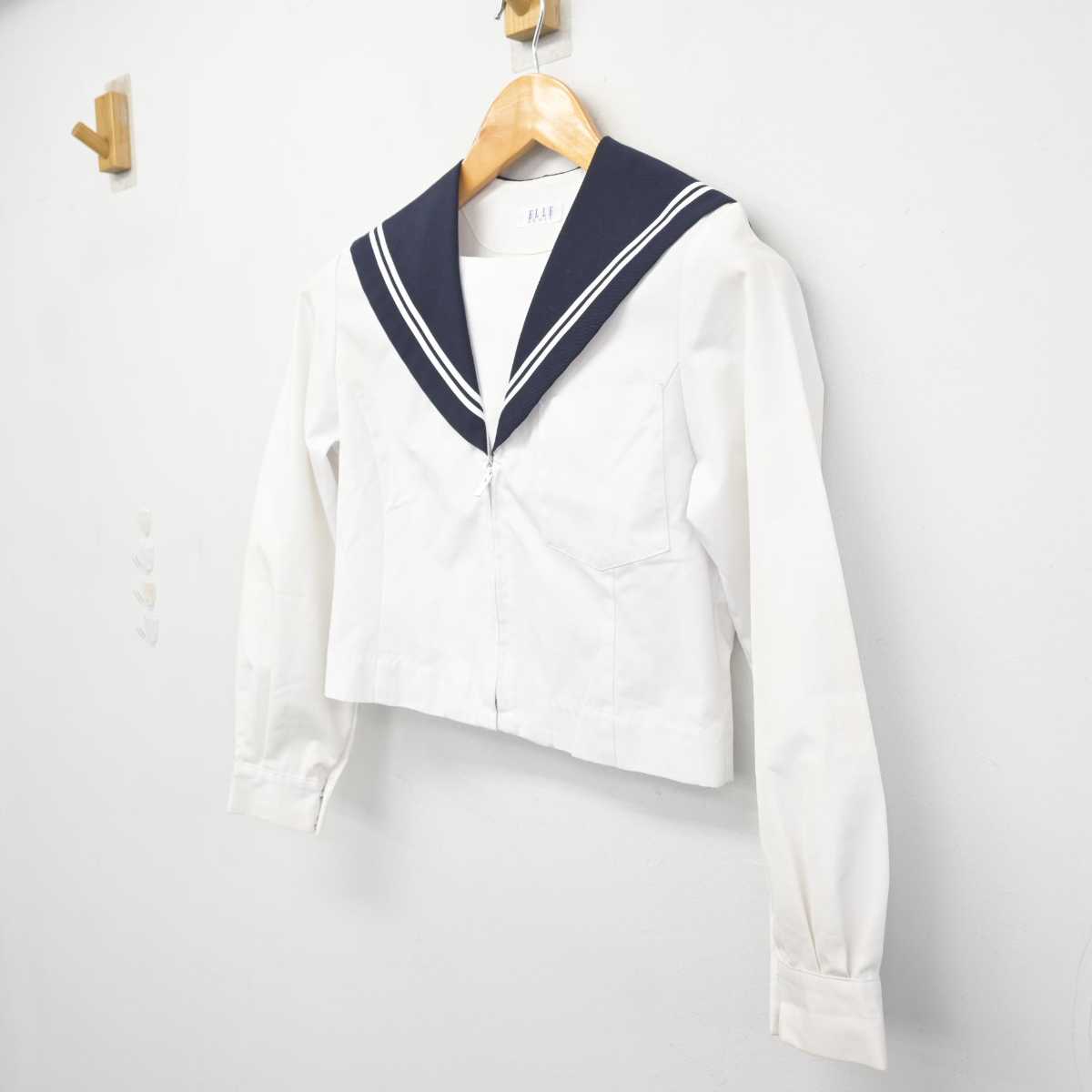 【中古】愛知県 滝ノ水中学校 女子制服 1点 (セーラー服) sf079653