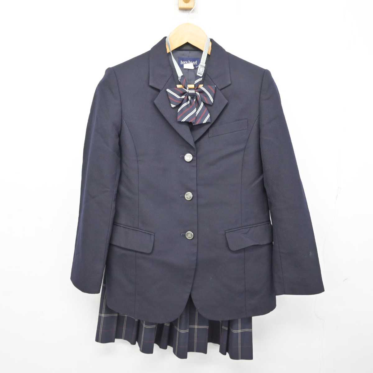 【中古】東京都  駒沢大学高等学校 女子制服 3点 (ブレザー・スカート) sf079666