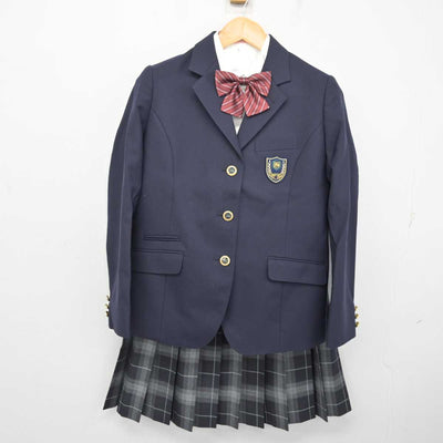 【中古】東京都 実践学園中学校・高等学校 女子制服 5点 (ブレザー・シャツ・スカート) sf079668