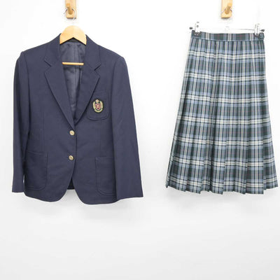 【中古】群馬県 榛名中学校 女子制服 2点 (ブレザー・スカート) sf079671