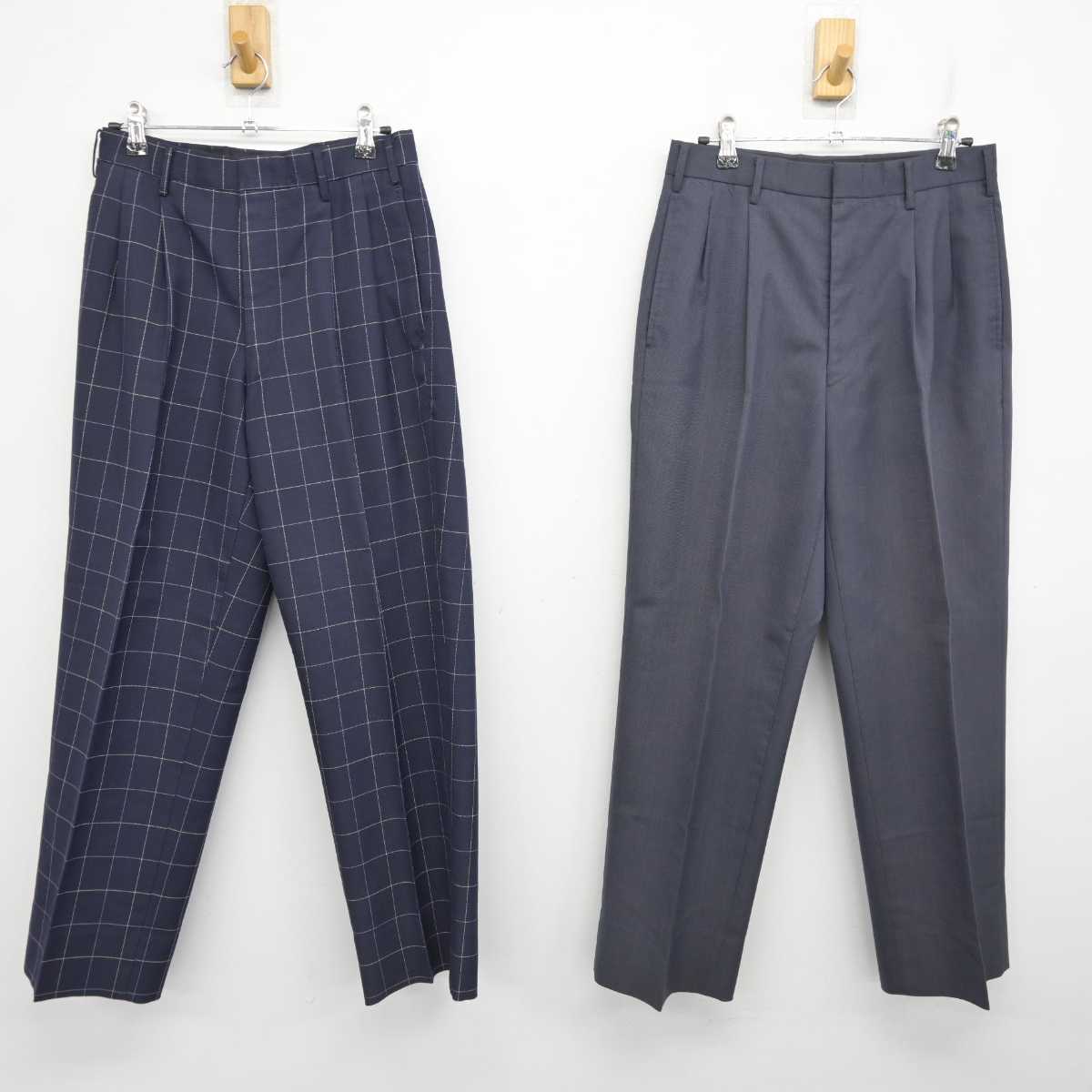 【中古】群馬県 高崎商科大学附属高等学校 男子制服 5点 (ブレザー・ズボン) sf079673