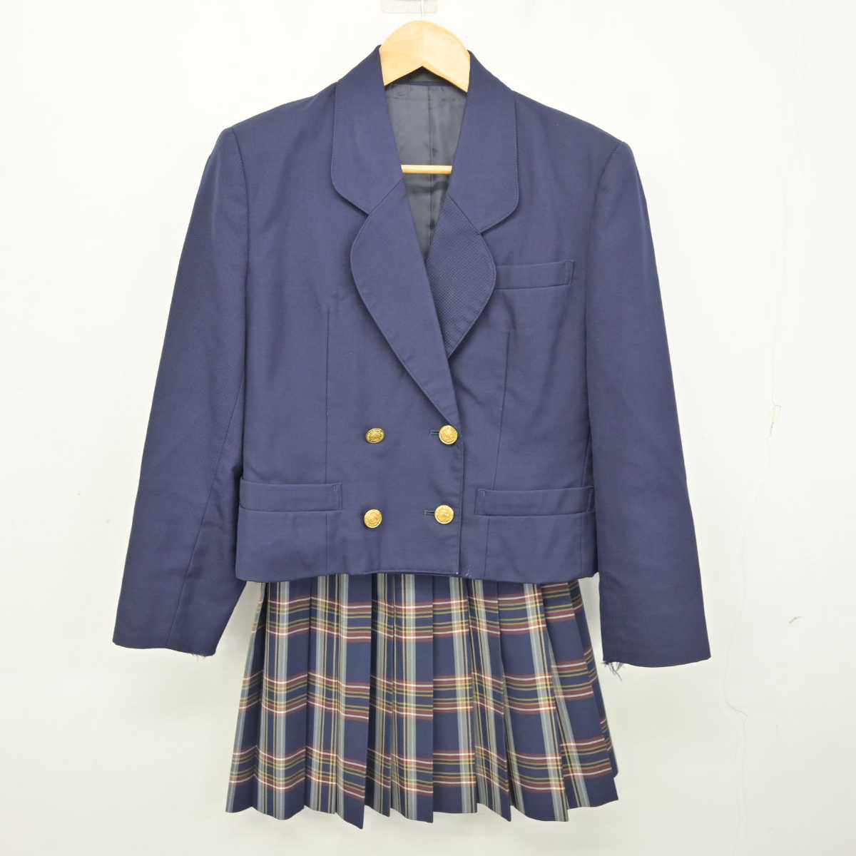 【中古】群馬県  東京農業大学第二高等学校/旧制服 女子制服 3点 (ブレザー・スカート・スカート) sf079674