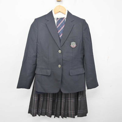 【中古】大阪府 港南造形高等学校 女子制服 5点 (ブレザー・ニット・シャツ・スカート) sf079677