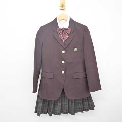 【中古】大阪府 常翔学園中学校・高等学校 女子制服 6点 (ブレザー・シャツ・スカート) sf079678