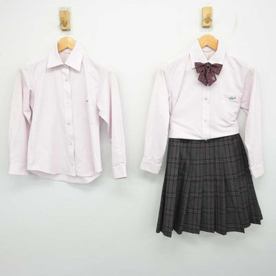 【中古】大阪府 常翔学園中学校・高等学校 女子制服 6点 (ブレザー・シャツ・スカート) sf079678