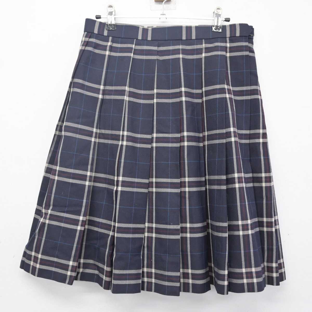 【中古】広島県 清水ヶ丘高等学校 女子制服 2点 (ブレザー・スカート) sf079694