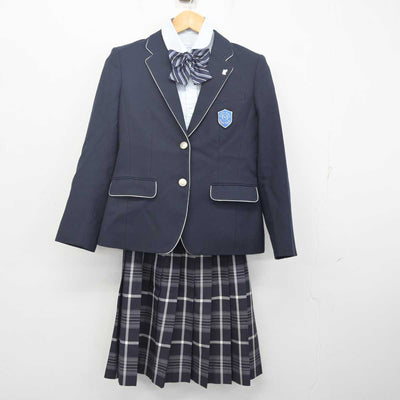 【中古】京都府 京都両洋高等学校 女子制服 6点 (ブレザー・シャツ・スカート) sf079699