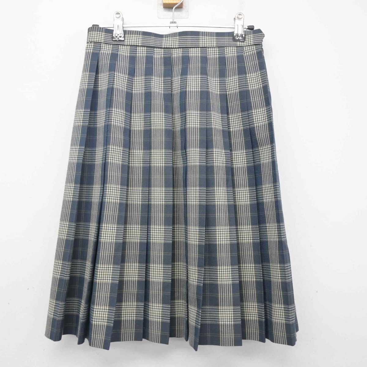 【中古】京都府 広野中学校 女子制服 3点 (ブレザー・シャツ・スカート) sf079706