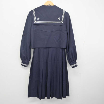 【中古】熊本県 八代白百合学園高等学校 女子制服 3点 (セーラー服・ジャンパースカート) sf079709