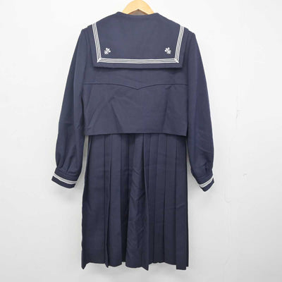 【中古】熊本県 八代白百合学園高等学校 女子制服 3点 (セーラー服・ジャンパースカート) sf079711