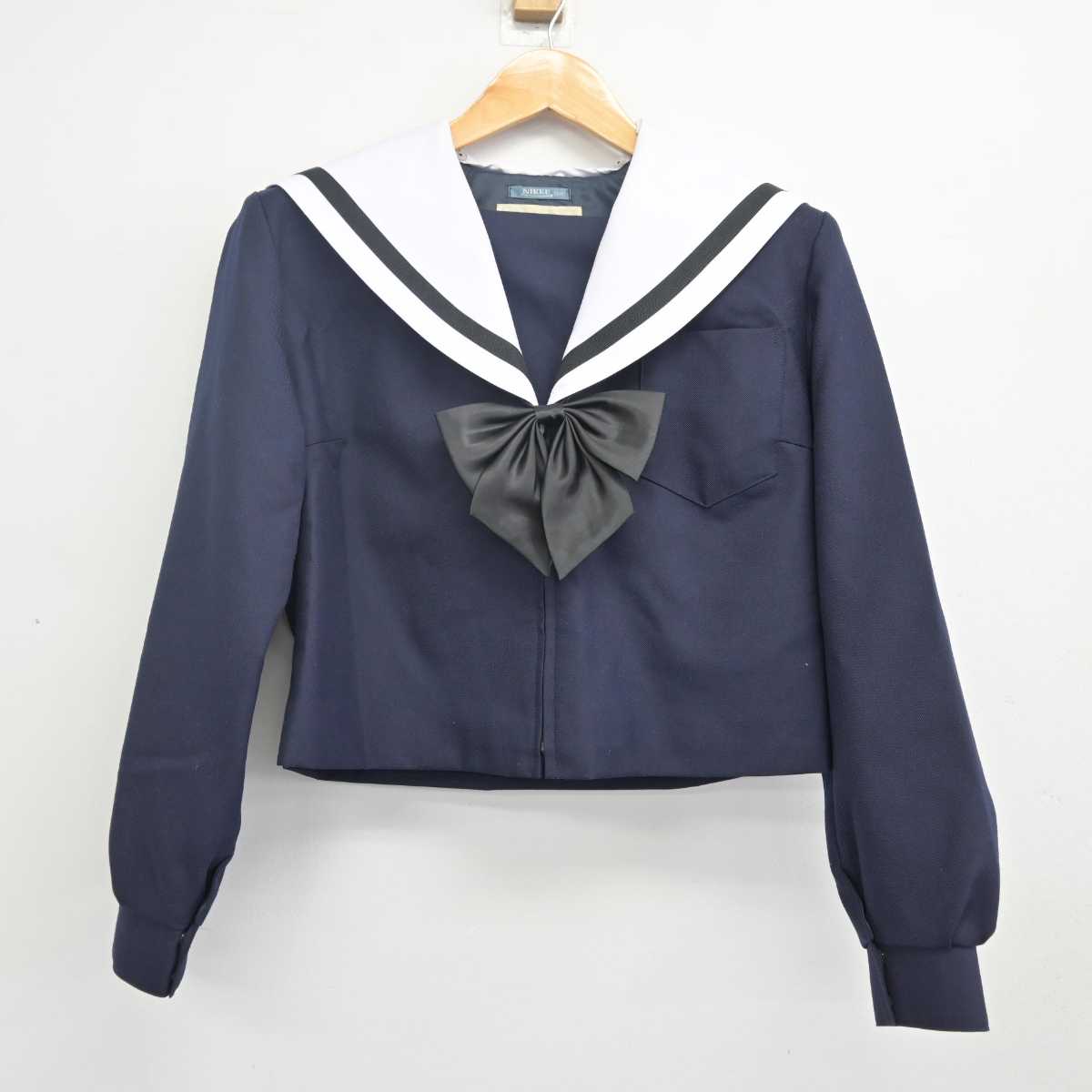 【中古】愛知県 名古屋西高等学校 女子制服 5点 (セーラー服・スカート・スカート) sf079717