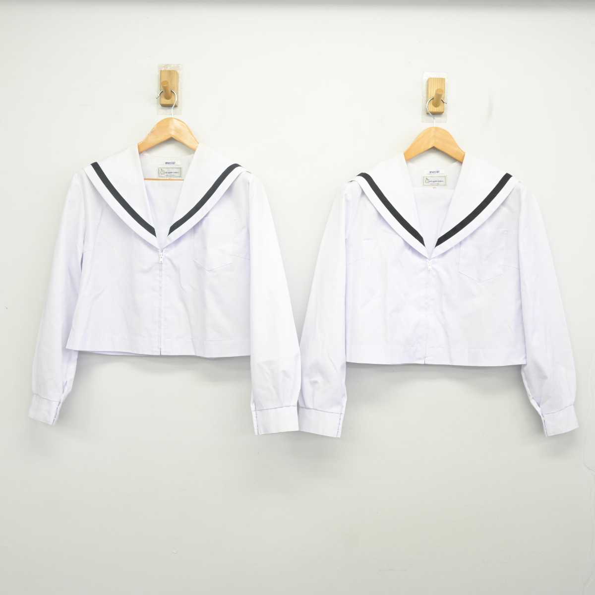 【中古】愛知県 名古屋西高等学校 女子制服 3点 (セーラー服・スカート) sf079718