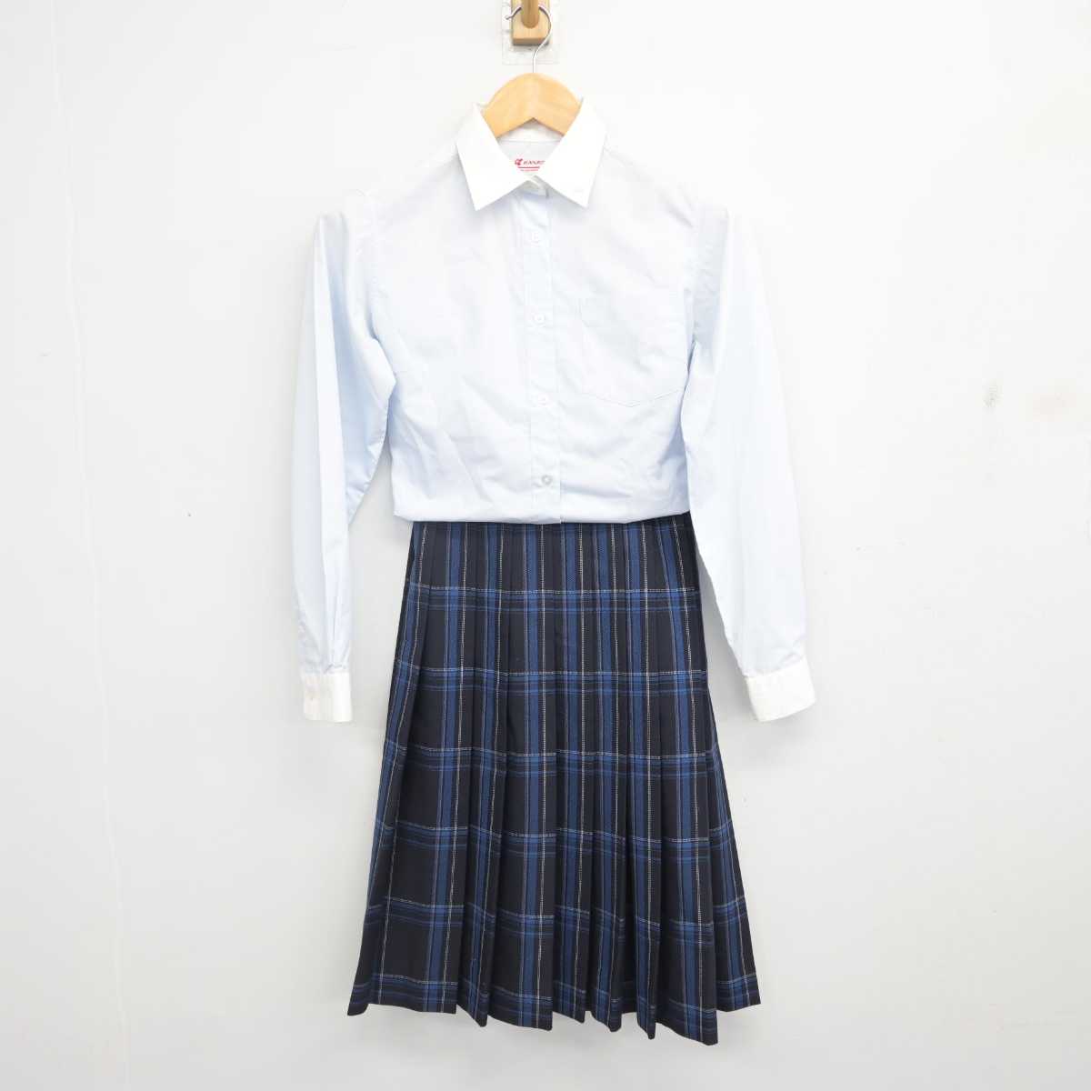 【中古】東京都 東京家政大学附属女子中学校・高等学校 女子制服 2点 (シャツ・スカート) sf079728