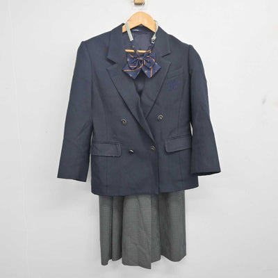 【中古】秋田県 仁賀保高等学校/旧制服 女子制服 3点 (ブレザー・スカート) sf079734