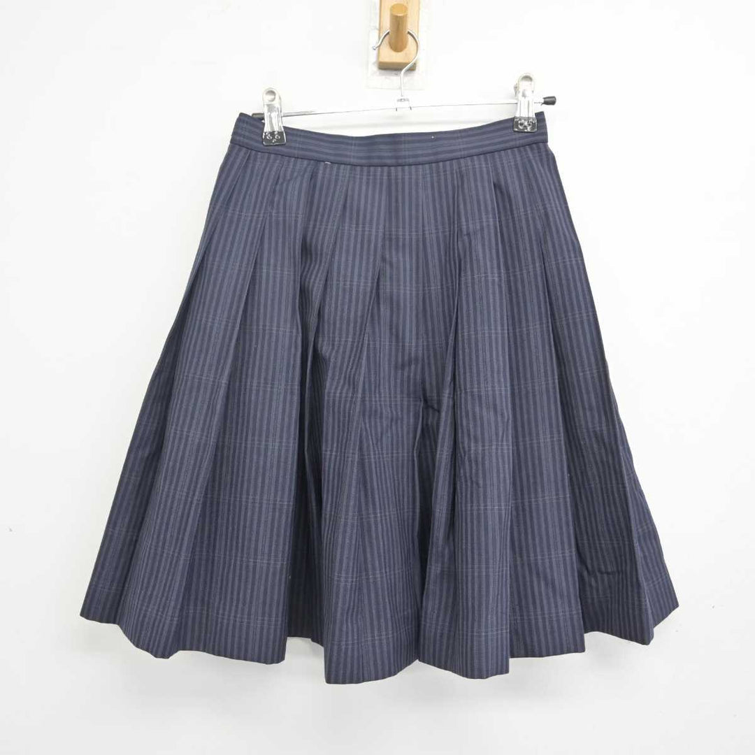 【中古】大阪府 桜宮高等学校/旧制服 女子制服 4点 (ニットベスト・シャツ・スカート) sf079745