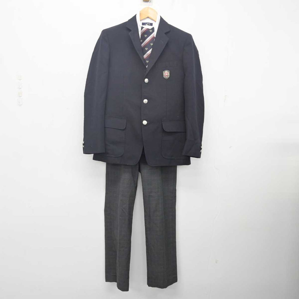 【中古】京都府 木津高等学校 男子制服 4点 (ブレザー・シャツ・ズボン) sf079775 | 中古制服通販パレイド