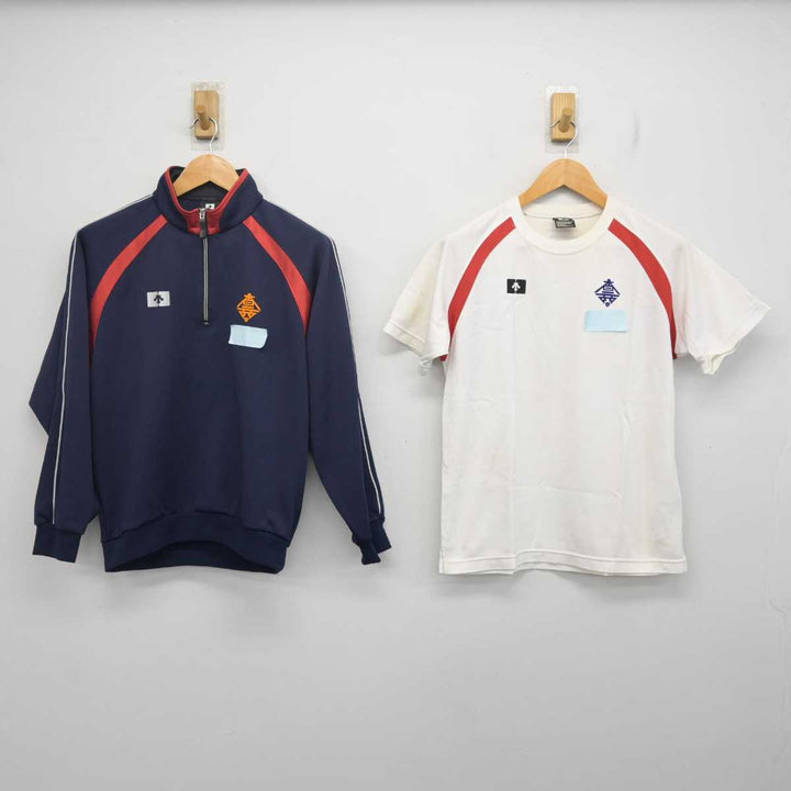 中古】香川県 高松商業高等学校 女子制服 2点 (ジャージ 上・体操服 上