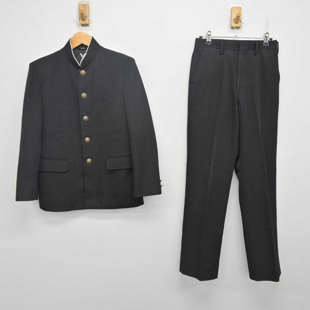 中古】埼玉県 岩槻中学校 男子制服 2点 (学ラン・ズボン) sf079794