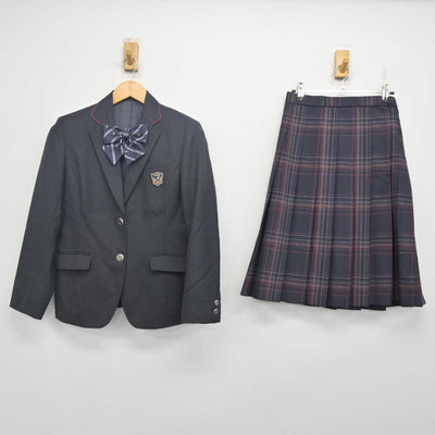 【中古】千葉県 千葉市立磯辺中学校 女子制服 3点 (ブレザー・スカート) sf079802