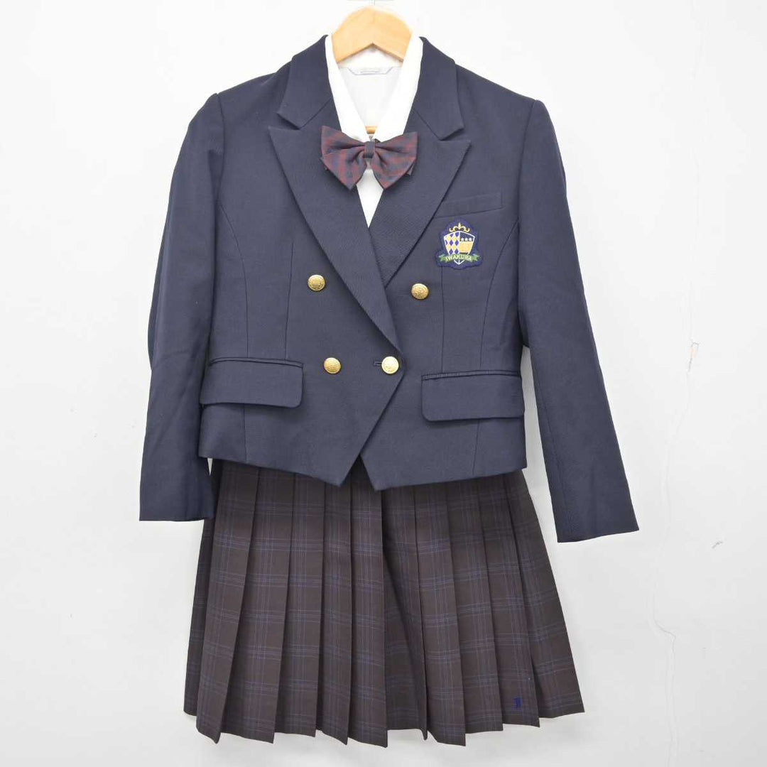 【中古】愛知県 岩倉総合高等学校 女子制服 4点 (ブレザー・シャツ・スカート) sf079813