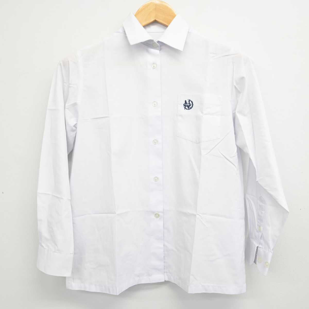 【中古】京都府 西賀茂中学校 女子制服 3点 (ブレザー・シャツ・スカート) sf079816