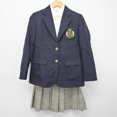 【中古】東京都 国士舘高等学校 女子制服 3点 (ブレザー・シャツ・スカート) sf079817