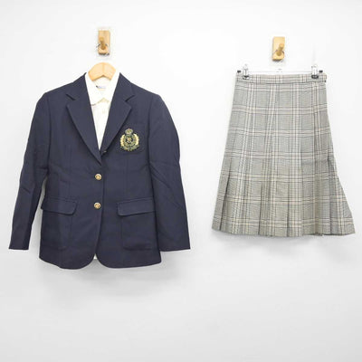 【中古】東京都 国士舘高等学校 女子制服 3点 (ブレザー・シャツ・スカート) sf079817