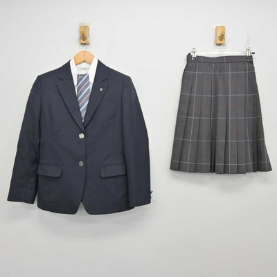 【中古】大阪府 布施高等学校 女子制服 5点 (ブレザー・シャツ・スカート) sf079831