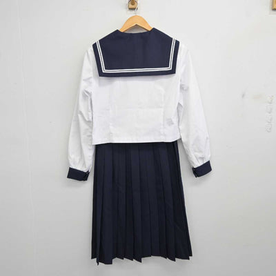 【中古】北海道 苫小牧市立啓明中学校 女子制服 3点 (セーラー服・スカート) sf079858