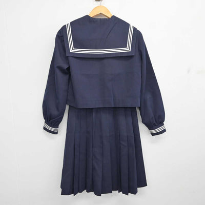 【中古】 学校名不明 女子制服 3点 (セーラー服・スカート) sf079864