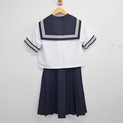 【中古】 学校名不明 女子制服 3点 (セーラー服・スカート) sf079865