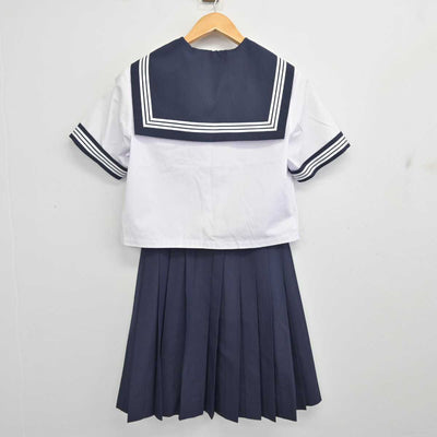 【中古】 学校名不明 女子制服 3点 (セーラー服・スカート) sf079866