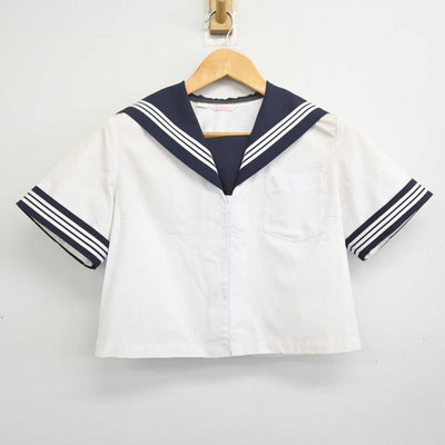 【中古】 学校名不明 女子制服 2点 (セーラー服・スカート) sf079867