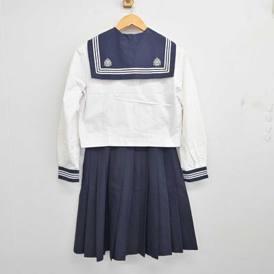 【中古】埼玉県 松山女子高等学校 女子制服 2点 (セーラー服・スカート) sf079875