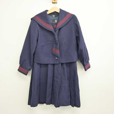 【中古】東京都 東横学園小学校 女子制服 3点 (セーラー服・ジャンパースカート) sf079877