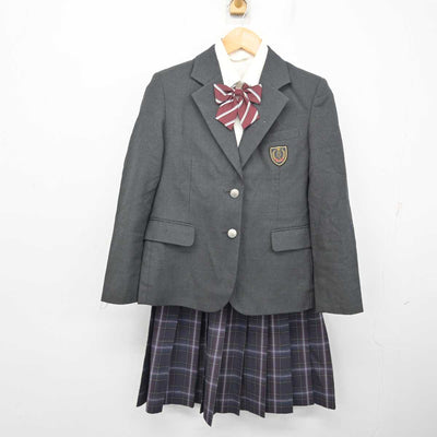 【中古】埼玉県 細田学園中学校・高等学校/旧制服 女子制服 4点 (ブレザー・シャツ・スカート) sf079892