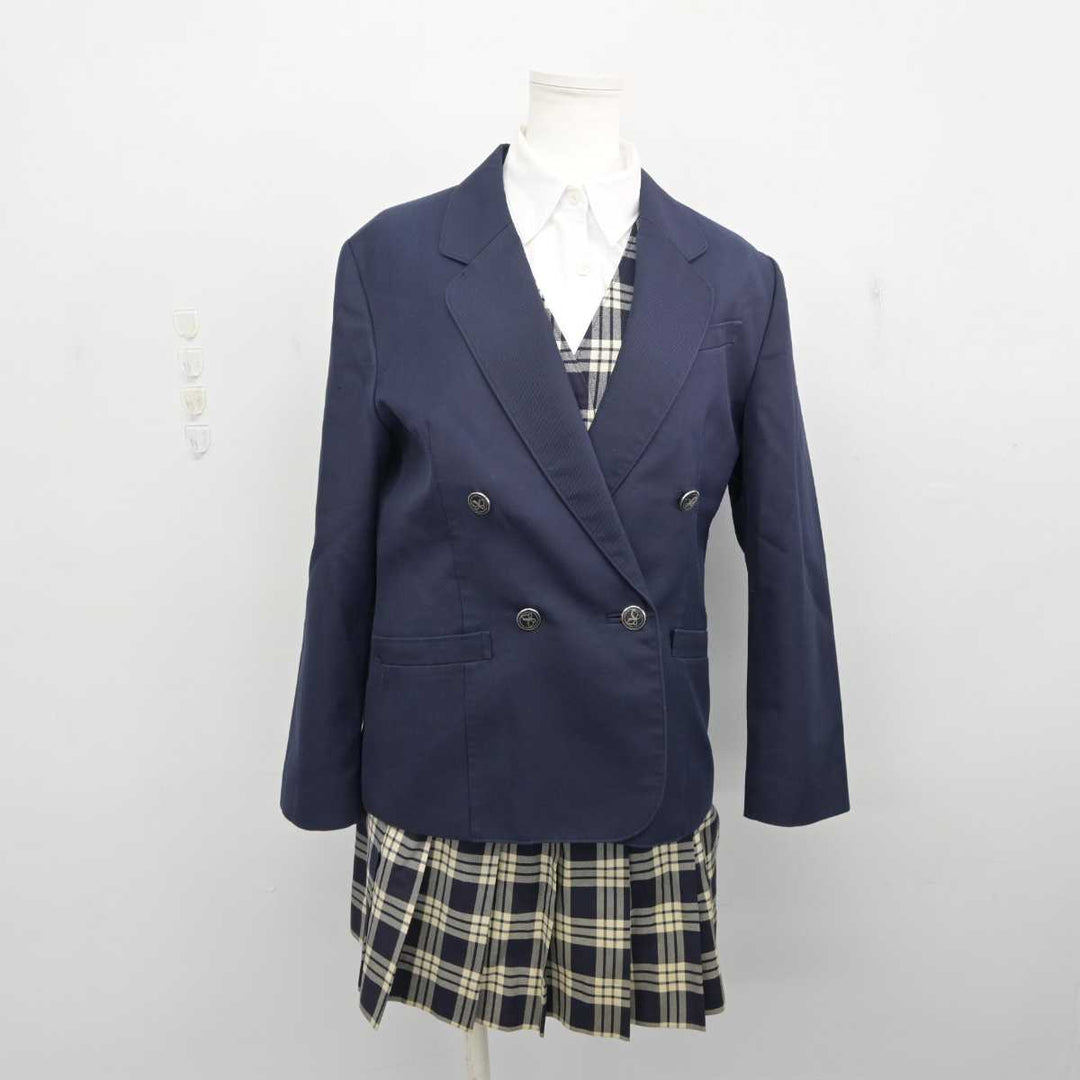 【中古】宮城県 聖和学園高等学校 女子制服 4点 (ブレザー・ベスト・シャツ・スカート) sf079896 | 中古制服通販パレイド